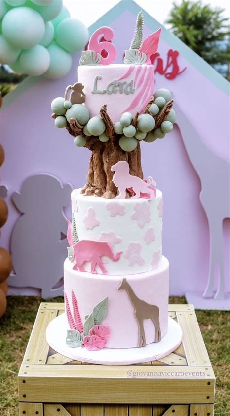 Baby Birthday Cakes, Pretty Birthday Cakes, Woodland Cake, Jungle Cake, Character Cakes, Name ...