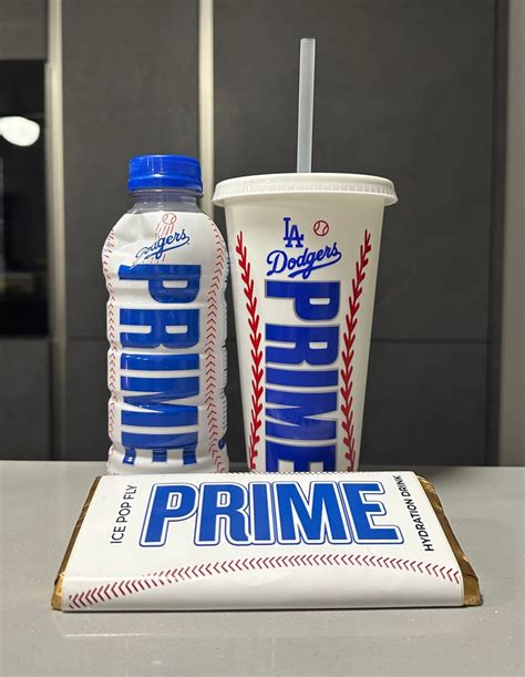 Prime Hydration DAMAGED Dodgers Rare Flavour Only in LA Ksi and Logan ...