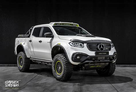 Mercedes X-Class Gets Pickup Design Widebody Kit With Carbon and Carlex ...