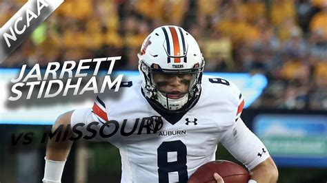 Jarrett Stidham Highlights vs Missouri // 13/17 218 Yards, 1 TD // 9.23 ...