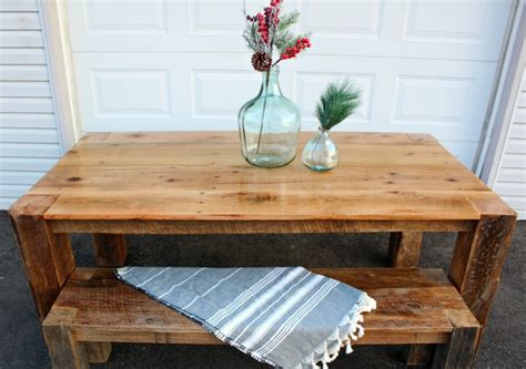 DIY Barn Wood Table--From Tobacco Barn to Dining Table