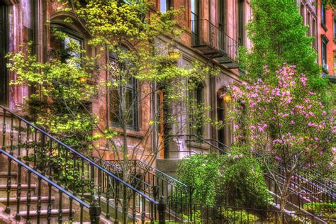 Boston Brownstones in Spring - Back Bay Photograph by Joann Vitali | Fine Art America