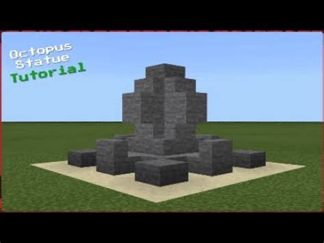 5x5 Octopus Statue Tutorial Minecraft - YouTube