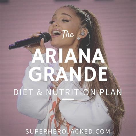 Ariana Grande Workout Routine and Diet Plan | Ariana grande diet ...