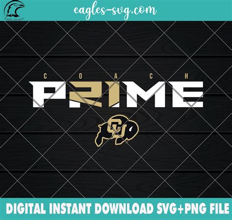 Coach Prime Colorado Buffaloes Signature SVG PNG File Cricut ...