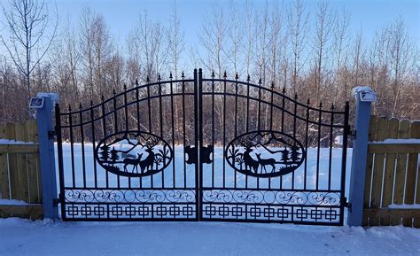 NEW DRIVEWAY WROUGHT IRON ORNAMENTAL ENTRANCE GATE 20 FT 16FT 14 FT ...