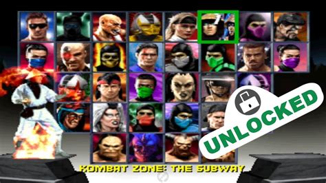 Mortal Kombat Trilogy All Characters HD - YouTube