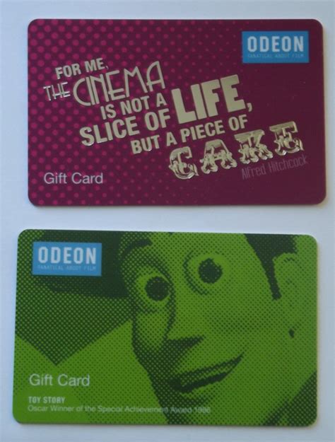 Odeon gift cards - a photo on Flickriver