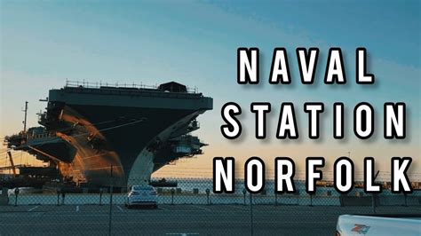 NAVAL STATION NORFOLK PIER TOUR - YouTube