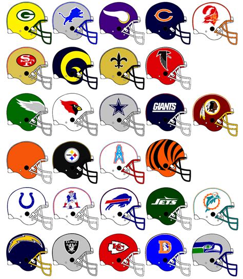 Nfl Team Helmets 1983 by Chenglor55 on deviantART