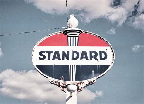 Old Vintage Standard Oil Sign Photograph by Dusty Maps - Fine Art America