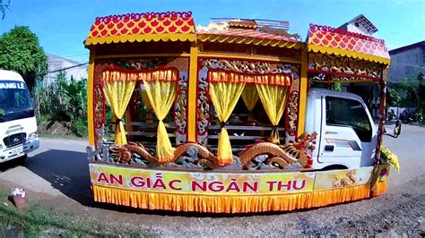 The most beautiful wooden car in Vietnam (Xe rồng - Xe kim quan - xe ...