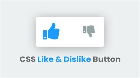 Like and Dislike Button Using Html & CSS | Html CSS Radio Button - YouTube