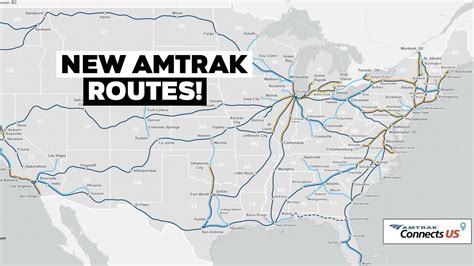 NEW Amtrak Train Routes | The Best and Worst of the Amtrak Route Map - YouTube