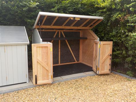 Optional bi-fold doors available with sheds, great for space saving ...