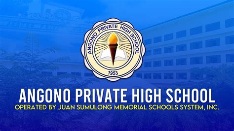 ANGONO PRIVATE HIGH SCHOOL PROMOTIONAL VIDEO - YouTube