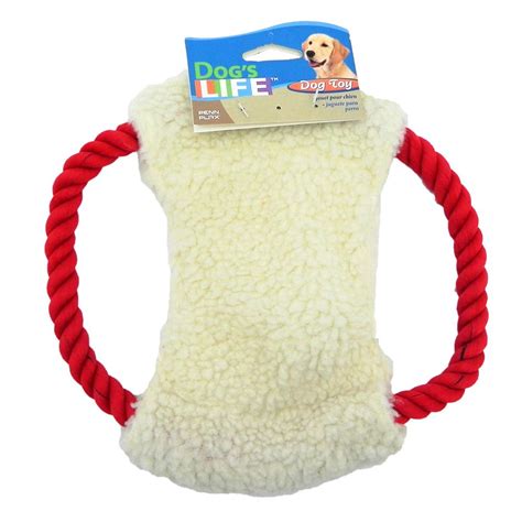 Fleece N Rope Frisbee Dog Toy