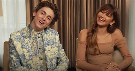 15 Adorable Zendaya And Timothée Chalamet Interview Moments That Made ...