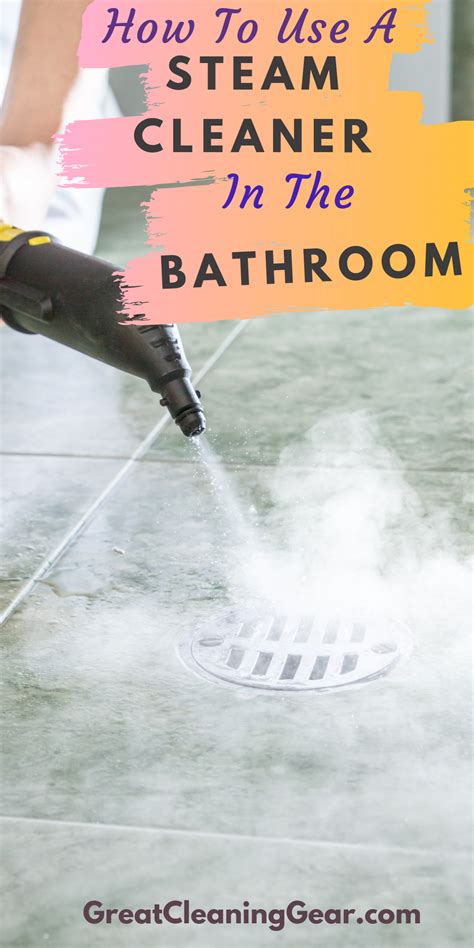 How to Use a Steam Cleaner in the Bathroom and Shower Walls | Steam cleaners, Cleaning bathroom ...