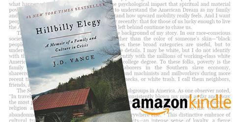 Hillbilly Elegy Kindle Edition ONLY $4.99 (#1 New York Times Best Seller)