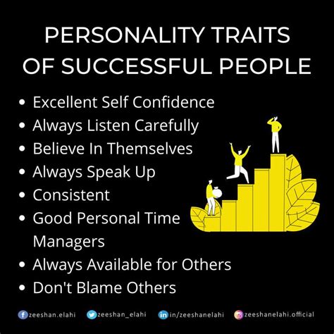 Personality Traits of Successful People | Personality traits ...