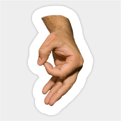 Finger Circle - Meme - Sticker | TeePublic