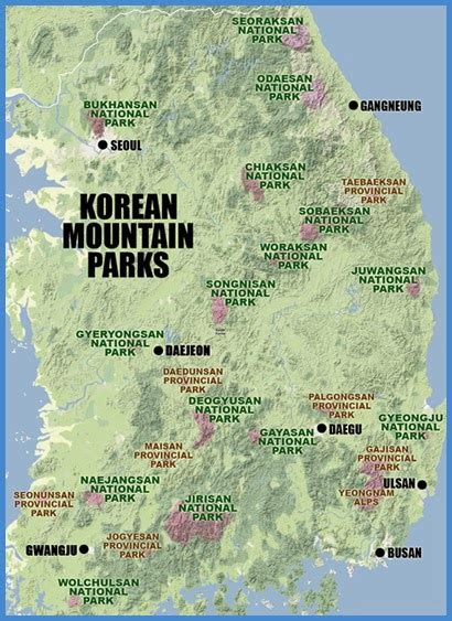 KOREA IN THE CLOUDS: A Guide to Hiking Korea's Mountains: KOREA'S NATIONAL PARKS