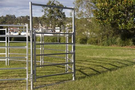 Galvanized Metal Portable Horse Fence Panel - Buy Horse Fence Panel,Galvanized Steel Horse ...