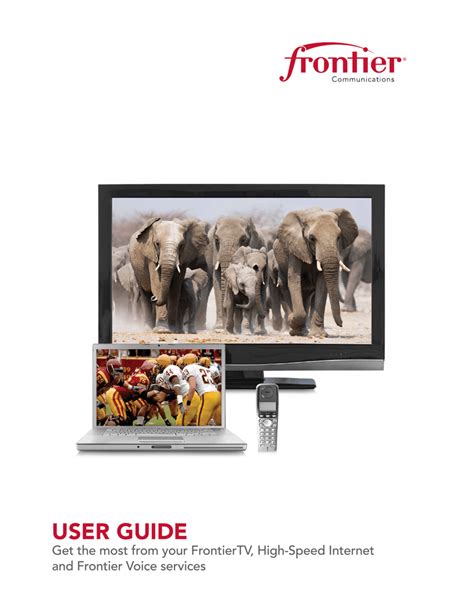 Frontier USER GUIDE | Manualzz