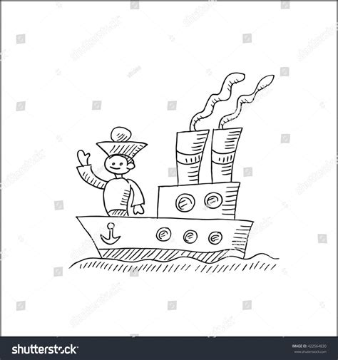 Sea Ship Seaman Sailor Vector Hand Stock Vector (Royalty Free) 422564830 | Shutterstock in 2023 ...