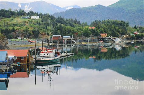 Halibut Cove Alaska Digital Art by Doug Gist - Fine Art America