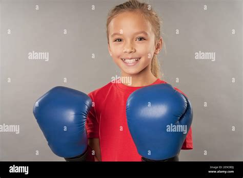 Kid red boxing gloves isolated hi-res stock photography and images - Alamy