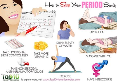 How to Stop Your Period Early | Top 10 Home Remedies