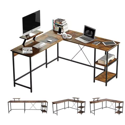 Risina L shaped desk - 60 Cm Width - TEKAVO