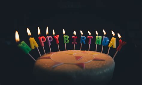 Free Images : birthday cake, candles, fire, flame, food, happy birthday, pastry 4000x2407 ...