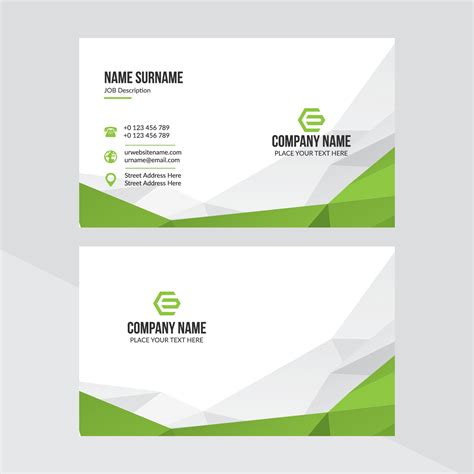 Template For Printing Business Cards