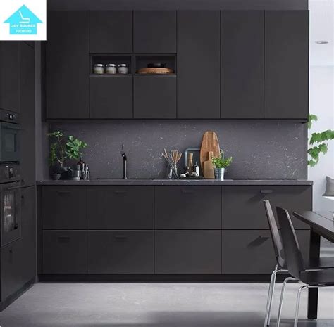 2017top Quality Black Melamine Kitchen Cabinet Design - Buy Modern Kitchen Cabinets,Laminate ...