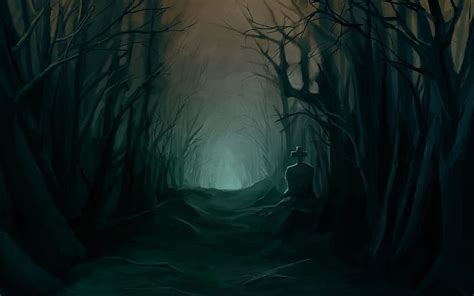 Creepy Landscape For Android for iphone, pc , android, or mac. forest ...