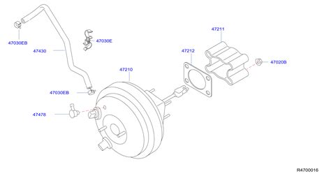 Diagram BRAKE SERVO & SERVO CONTROL for your Nissan Titan