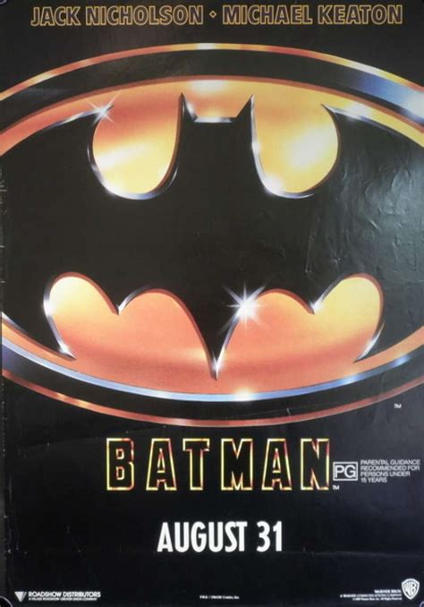 All About Movies - Batman Movie Poster Original One Sheet 1989 Rolled ...