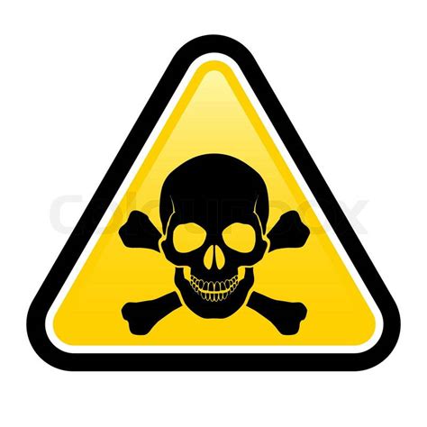 Skull danger signs | Stock Vector | Colourbox