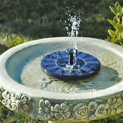 180L/H Solar Fountain Solar Water Fountain Garden Pool Pond Outdoor Solar Panel Fountain ...