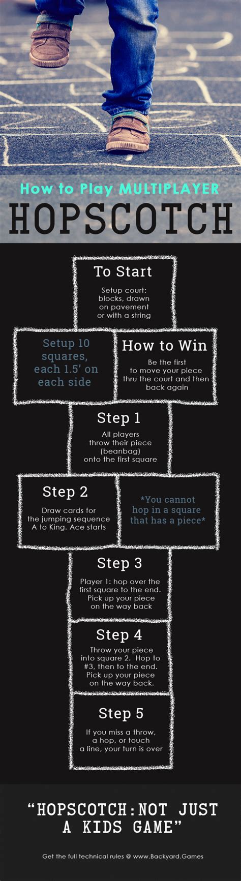 Hopscotch Rules And DIY Dimensions To Build And Play Your Own Game ...