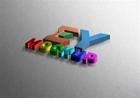 Illustrator 3D Logo Mockup :: Behance