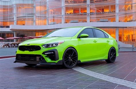 2019 Kia Forte Federation customized sedan at 2018 SEMA Show Kia Optima, Kia Sportage, Kia ...