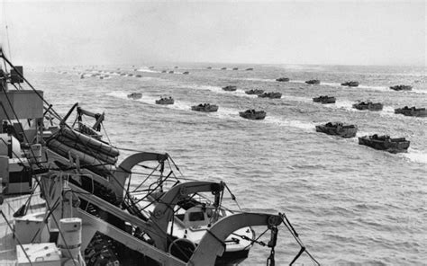 daily timewaster: LCVPs depart for the Omaha beaches, 6 June, 1944