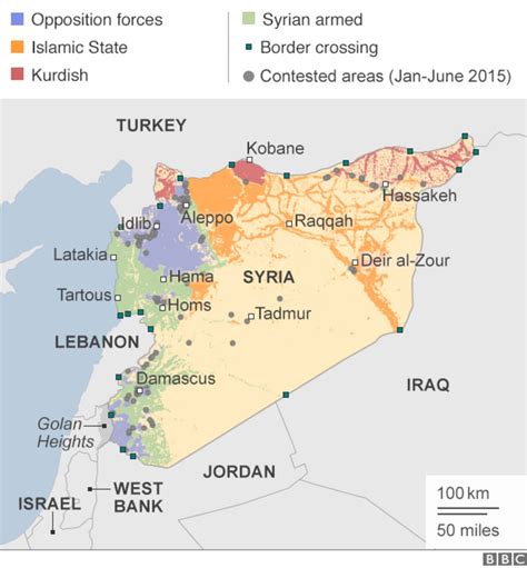 Syria: Mapping the conflict - BBC News