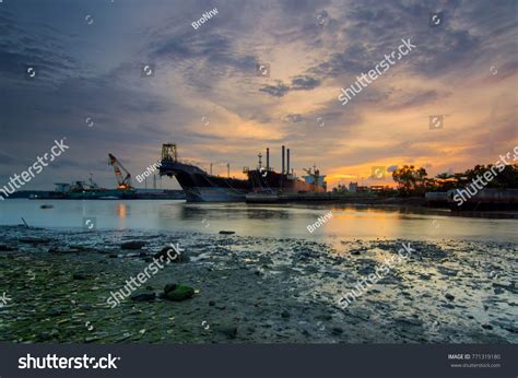 Container Terminal Shipyard Pasir Gudang Johor Stock Photo 771319180 | Shutterstock