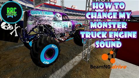 How To Change Your Monster Truck Engine Sound In BeamNG.drive - YouTube