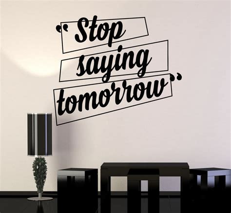 Vinyl Wall Decal Motivation Quotes Office Home Inspiration Stickers Un ...